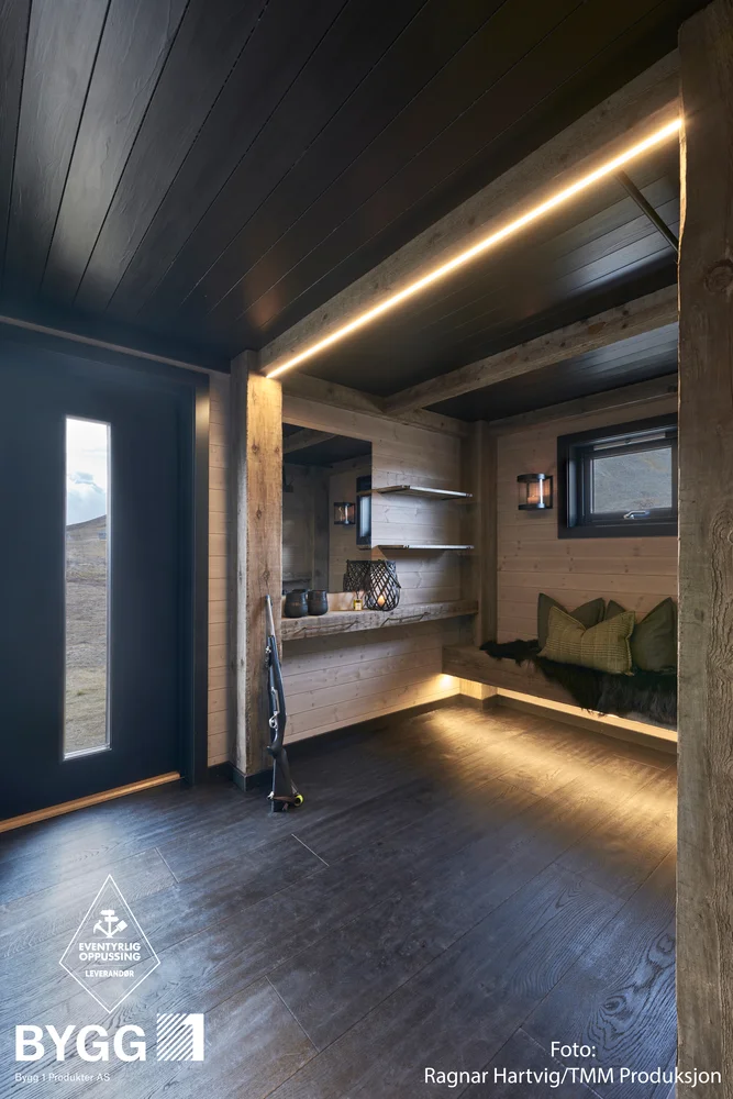 Ytterdør 100×200 Volda med glass svart venstre v:7128320 Ytterdør 100×200 Volda med glass svart venstre v:7128320
