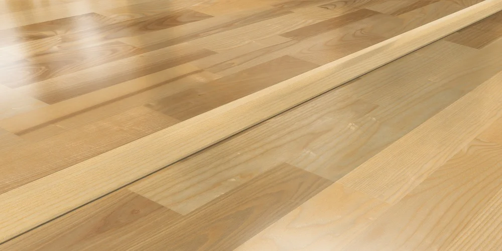 Kahrs 15mm Massiv T-list Ask lakk 58 x 21mm, 240 cm v:4538898