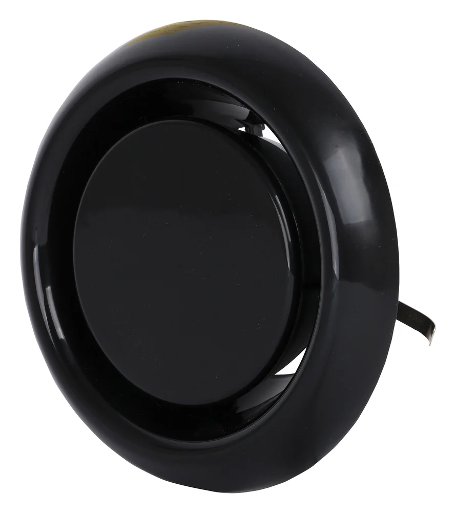Flexit Avtrekksventil i plast, svart, 125 mm v:9083259 Flexit Avtrekksventil i plast, svart, 125 mm v:9083259