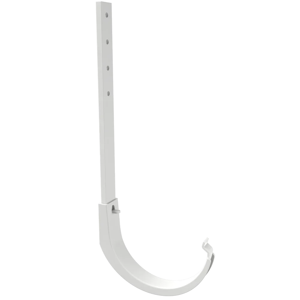 Krok til takrenne 100 mm med tange hvit v:9085793 Krok til takrenne 100 mm med tange hvit v:9085793