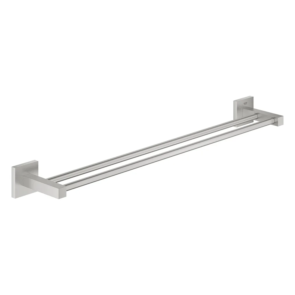 GROHE START CUBE DOBBEL HÅNDKLESTANG 600 SUPERSTEEL v:8607712 GROHE START CUBE DOBBEL HÅNDKLESTANG 600 SUPERSTEEL v:8607712