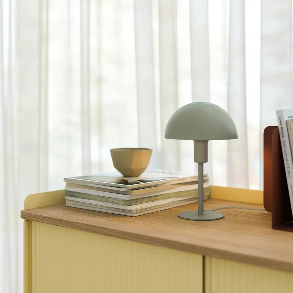 NORDLUX ELLEN MINI BORDLAMPE E14 STØVET GRØNN v:3329387 NORDLUX ELLEN MINI BORDLAMPE E14 STØVET GRØNN v:3329387