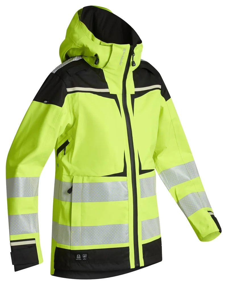 BJÖRNKLÄDER SKALLJAKKE NEO 565-3 DAME KL.3 GUL/SVART v:8828634