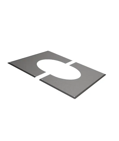 DEKKPLATE 20-35GR Ø300 SORT v:8665753