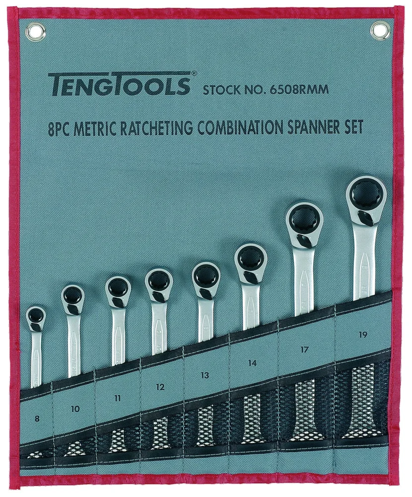 TENG SKRALLENØKKELSETT 6508RMM v:5085529