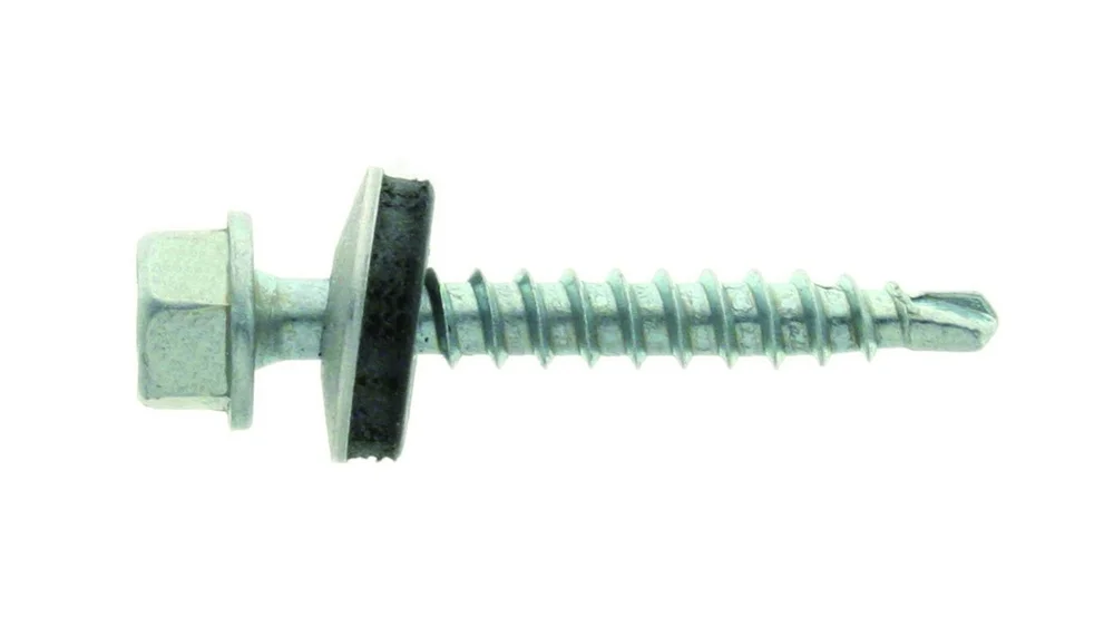 Skrue 4,8×3 mm hvit stål v:6548194