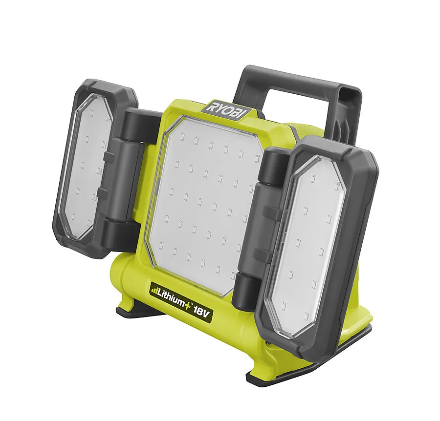 Ryobi Arbeidslys RLP18-0 med 3 paneler 18V v:6020277 Ryobi Arbeidslys RLP18-0 med 3 paneler 18V v:6020277