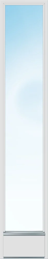 Ytterdør med sidefelt 30×210 Slp1 Cots med cotswold glass hvit v:5821038