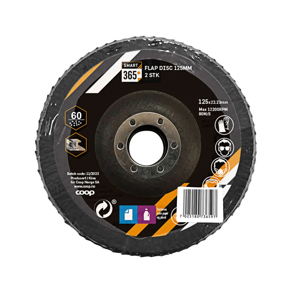 Smart 365* slipeskive til vinkelsliper 2-pk v:4564534