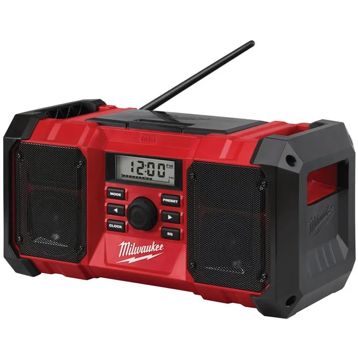 Milwaukee Arbeidsradio M18 JSR-0, uten batteri og lader. v:4998122 Milwaukee Arbeidsradio M18 JSR-0, uten batteri og lader. v:4998122