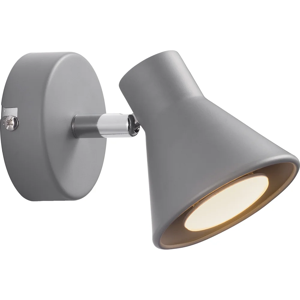 NORDLUX EIK VEGGLAMPE GU10, GRÅ v:5915154 NORDLUX EIK VEGGLAMPE GU10, GRÅ v:5915154