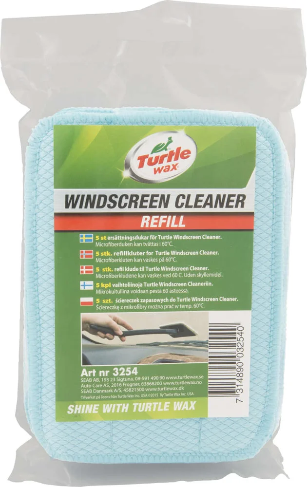 Turtle Wax Windscreen Cleaner refill 5-pk v:7148984 Turtle Wax Windscreen Cleaner refill 5-pk v:7148984