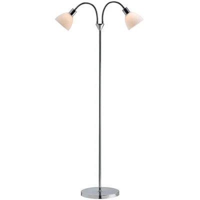GULVLAMPE RAY DOBB E14 KROM/OPAL v:9057076 GULVLAMPE RAY DOBB E14 KROM/OPAL v:9057076