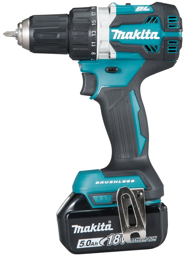Makita DDF484RTJ borskrutrekker 18V med børsteløs motor og 2 batterier v:7993659