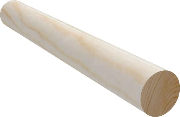 15×15 Rundstokk ubehandlet furu v:2839444