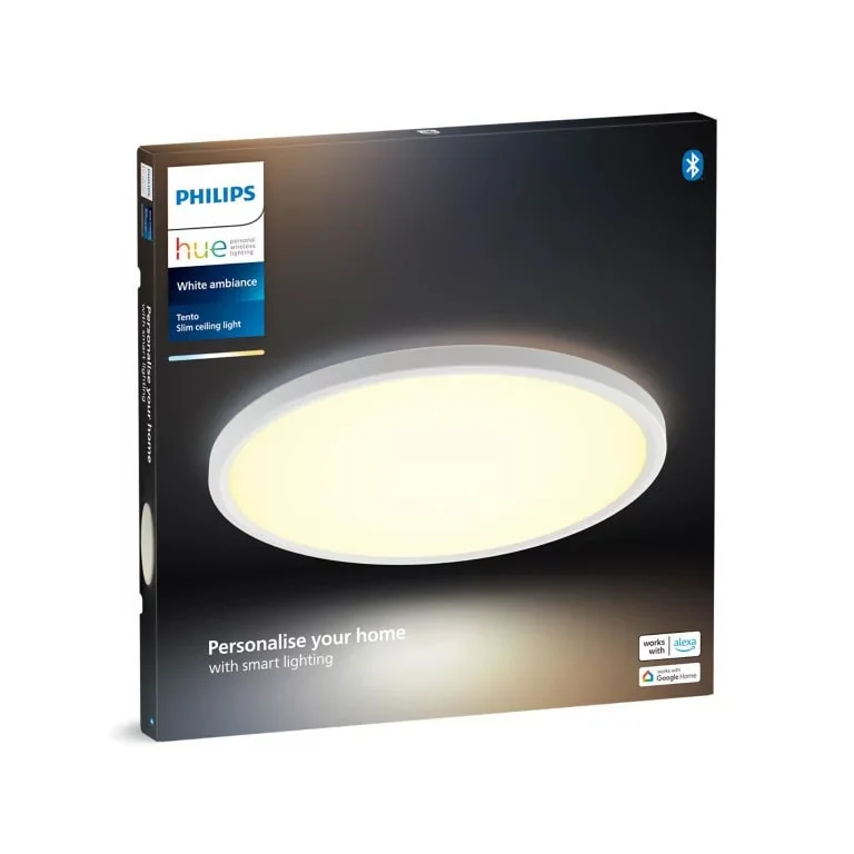 Philips Hue Takarmatur tento HUE, WA, rund, 43 cm, 23W, hvit v:8569460
