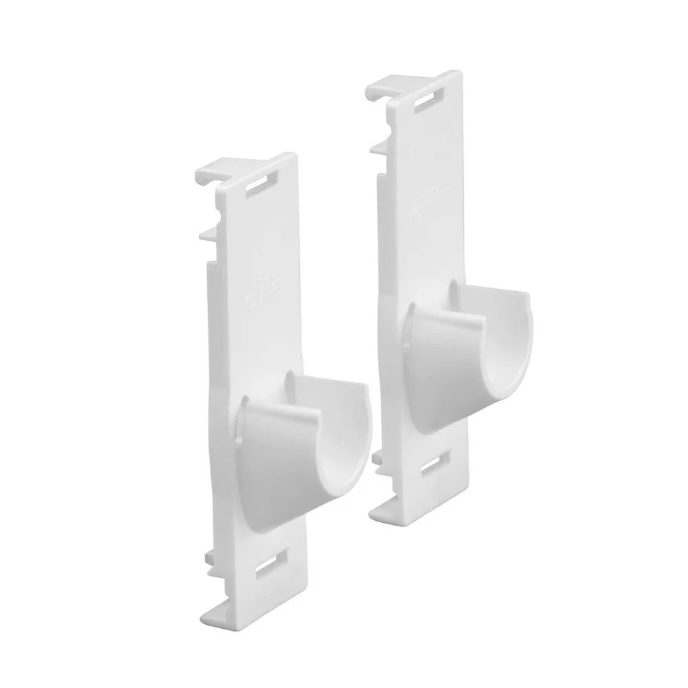 Elfa Standard og Mini garderobestangholder 2-pk v:2619446 Elfa Standard og Mini garderobestangholder 2-pk v:2619446