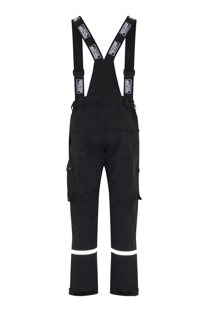 Skallbukse med seler 4WS-4083 sort str L v:2453400