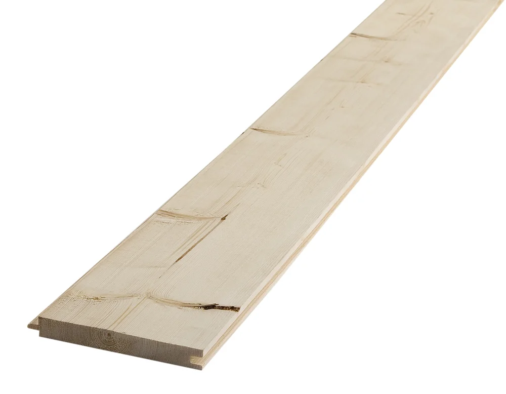 Underpanel ubehandlet gran/furu 18x145 mm v:2743338