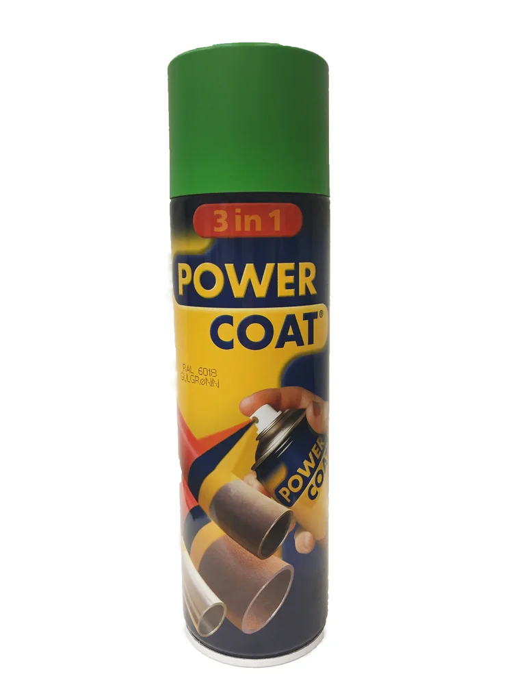 Spraymaling powcoat 3in1 6018 gulgrønn v:6805871 Spraymaling powcoat 3in1 6018 gulgrønn v:6805871