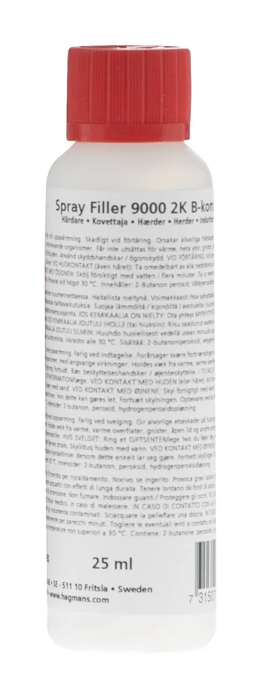 Hagmans Herder Spray Filler 9000 2K, 25 ml v:7897217 Hagmans Herder Spray Filler 9000 2K, 25 ml v:7897217