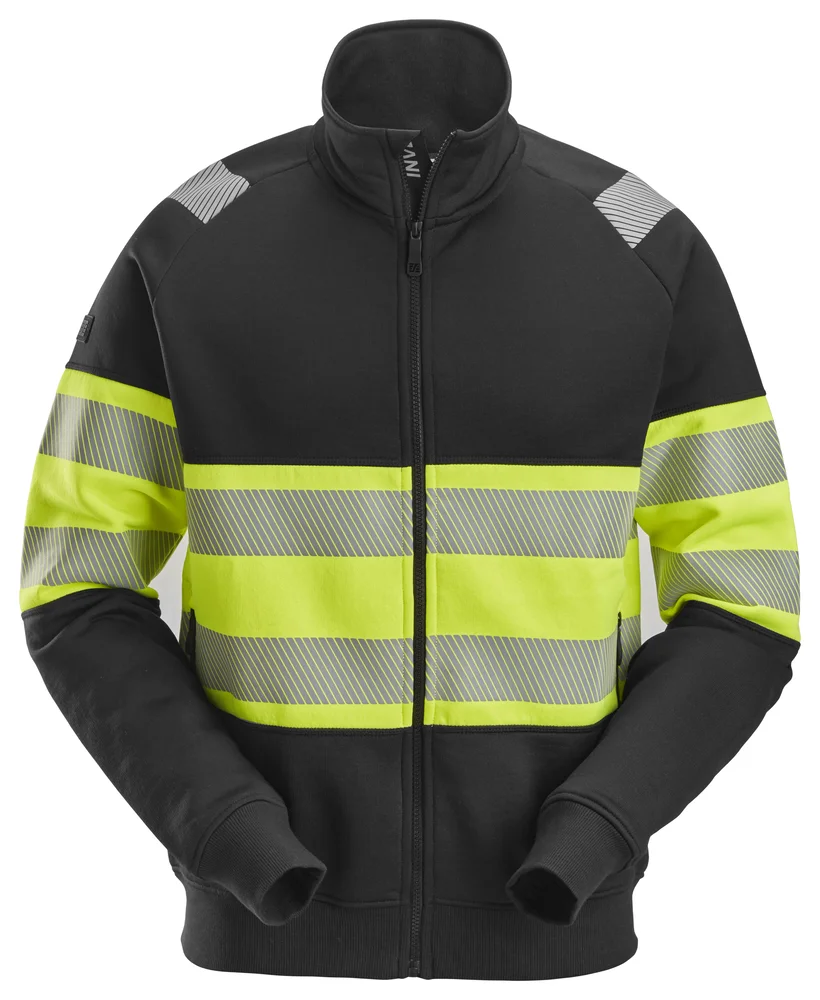 Jakke sort/gul klasse 1 str 3XL v:9259032
