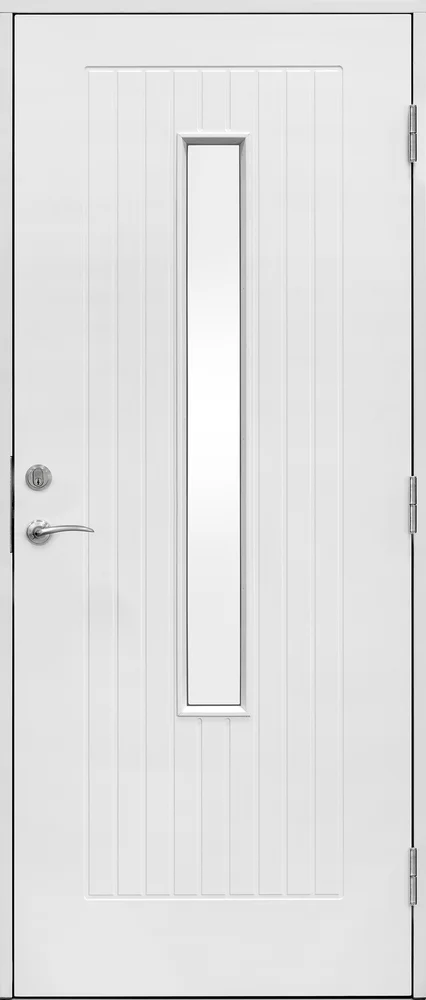 Ytterdør Forma 100×210 cm hvit venstre v:3096467