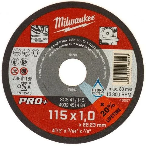 SCS 41 PRO+ Milwaukee Kappeskive HZ52164-1