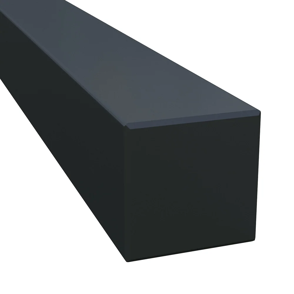 Stolpe 90x90x1900 mm gråmalt RAL 7016 v:9673622