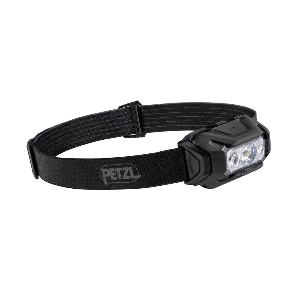 Petzl Hodelykt Aria 2 RGB, Svart, Inkl. batterier v:1870010