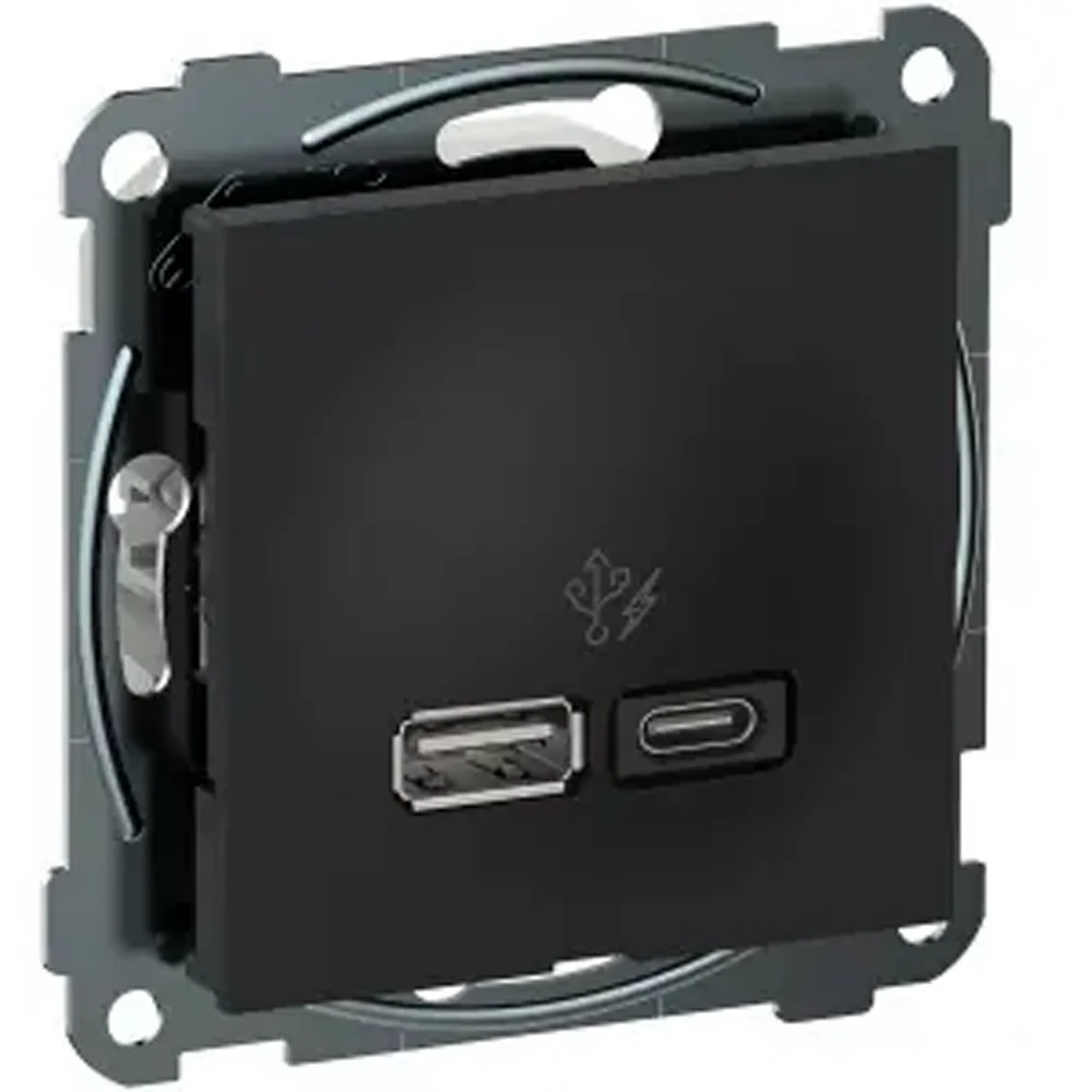 ELKO PLUS USB PD A+C LADER 45W SORT v:5467504