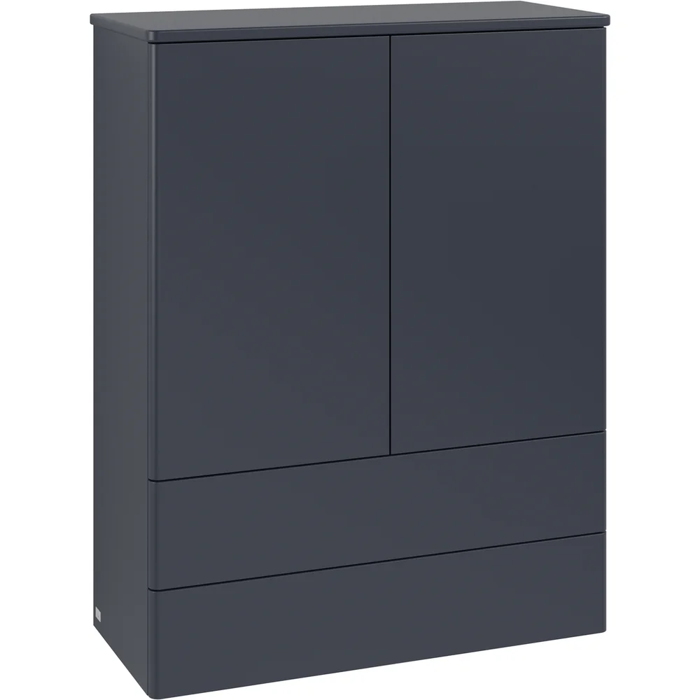 V&B ANTAO HØYBORD 2 DØRER GLATT 814X1039X356 BLÅ v:3069259
