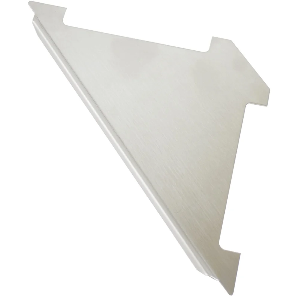 DESIGN HJØRNEHYLLE N°15 FOR DUSJ 1MM BØRSTET STÅL v:7815860