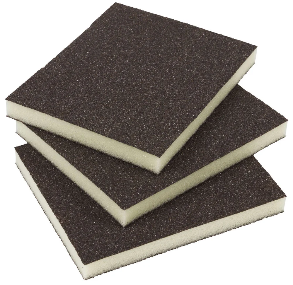 Slipesvamp fleksibel 125 x 97 x 12 mm 3 stk v:1189297 Slipesvamp fleksibel 125 x 97 x 12 mm 3 stk v:1189297