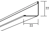VEGGLIST C3 8762 L=3000 ECOPHON v:3206876