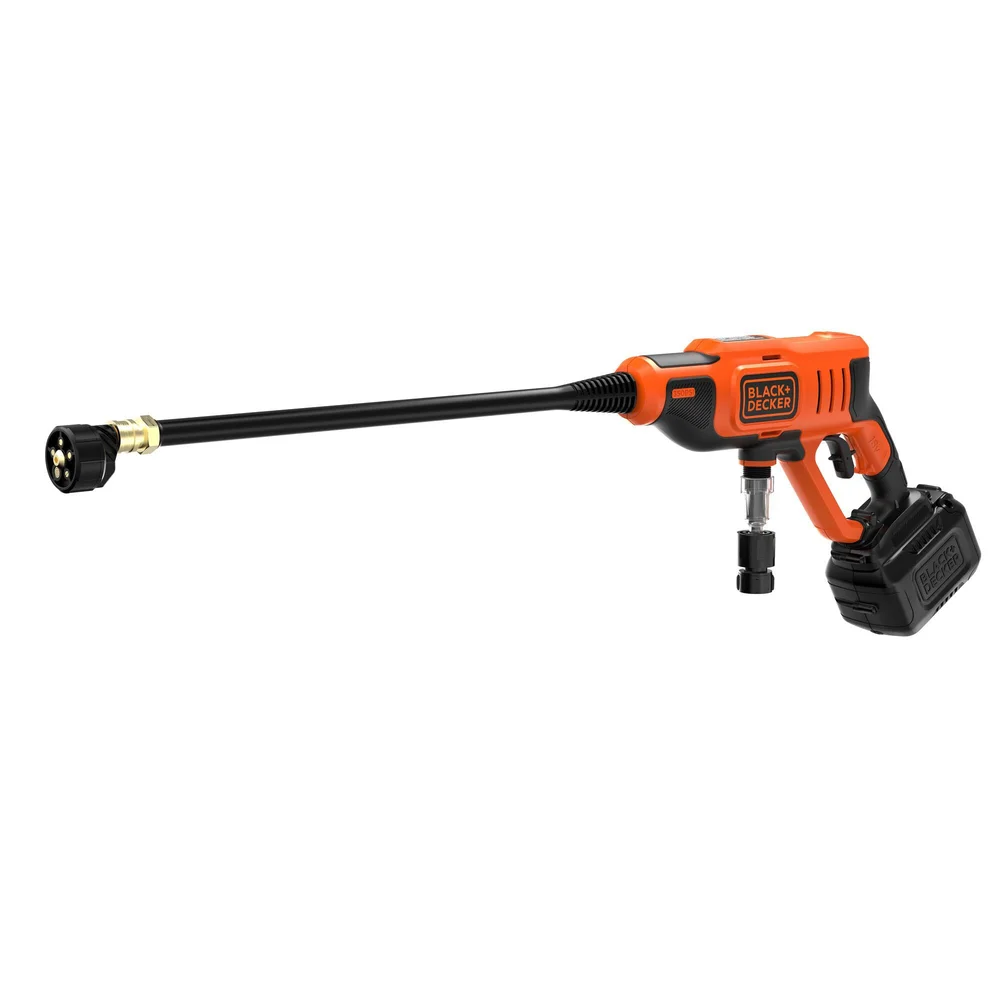 Black & Decker Mellomtrykksvasker 18V BCPC18D1-QW, inkl. 2,0 Ah batteri & lader. v:7382785