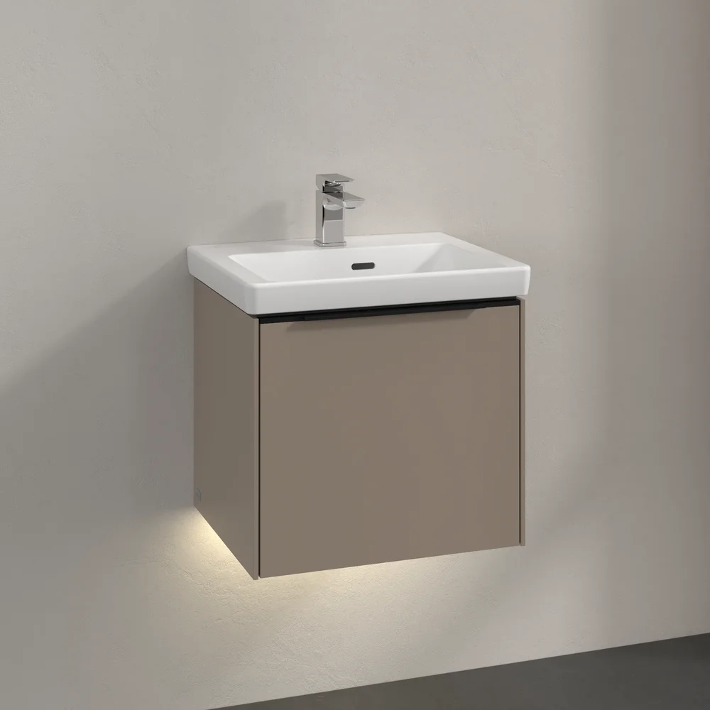 V&B SUBWAY 3.0 SERVANTSKAP 47X42 BLACK TAUPE M/LYS HÅNDTAK I VOLCANO v:3762509