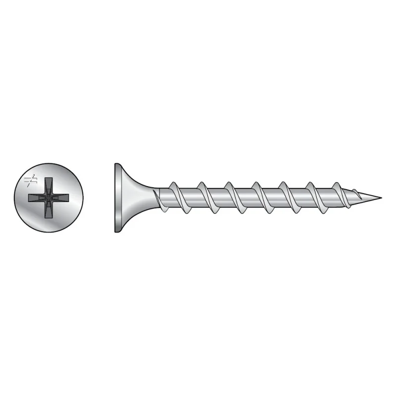 Gipsskrue QD bånd 3,9×30 mm tre grovgjenget zink 2500 stk v:9802101 Gipsskrue QD bånd 3,9×30 mm tre grovgjenget zink 2500 stk v:9802101