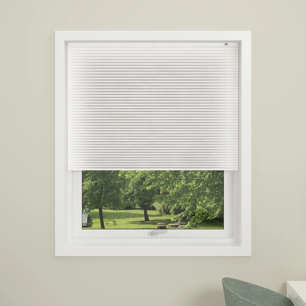 DEBEL PLISSÉGARDIN LONDON LYSDEMPENDE HVIT 90X210 v:8620251