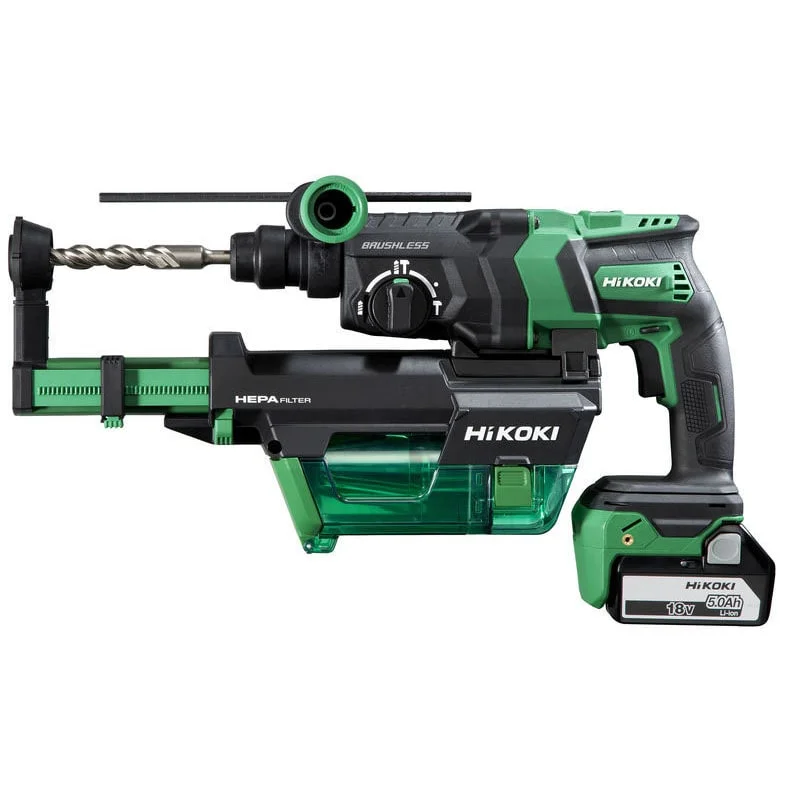HiKOKI Kombihammer 18V, DH18DPC, inkl. 2×5,0 Ah batterier & lader v:1671453 HiKOKI Kombihammer 18V, DH18DPC, inkl. 2×5,0 Ah batterier & lader v:1671453
