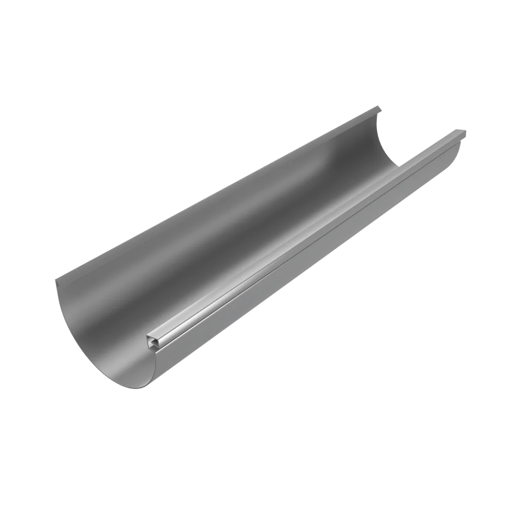 Takrenne Aluminium 100mm 5m Ubeh - Grøvikrenna v:5883004