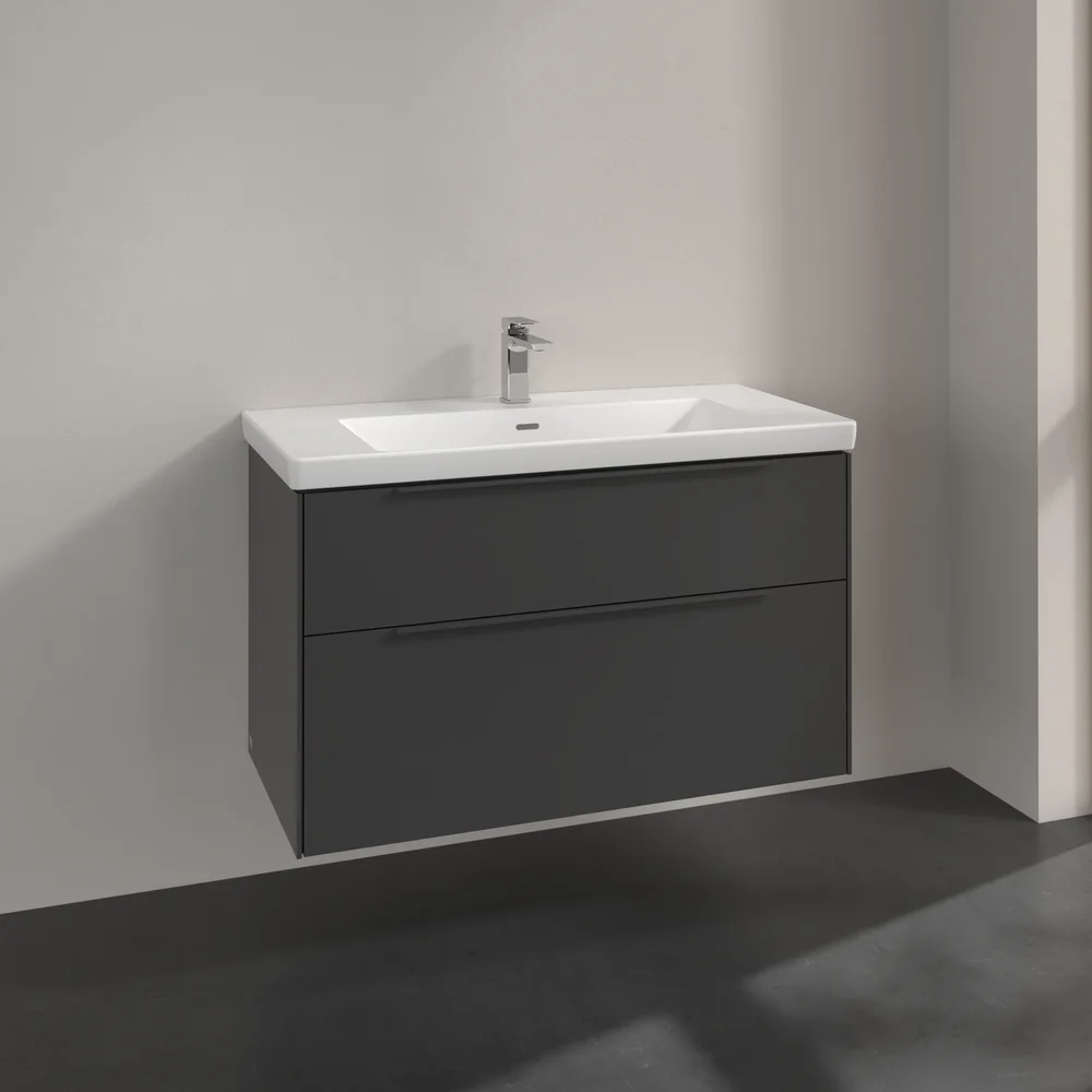 V&B SUBWAY 3.0 SERVANTSKAP 97X57 GRAPHITE HÅNDTAK I MØBELETS FARGE v:7967545