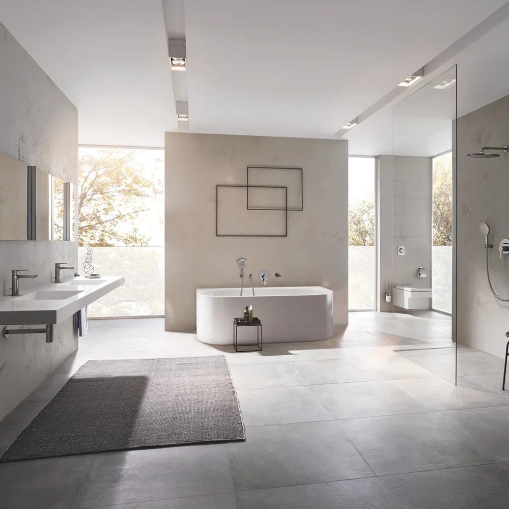 GROHE LINEARE BADEKARBATTERI FOR INNBYGGING BØRSTET HARD GRAFITT v:8707000 GROHE LINEARE BADEKARBATTERI FOR INNBYGGING BØRSTET HARD GRAFITT v:8707000
