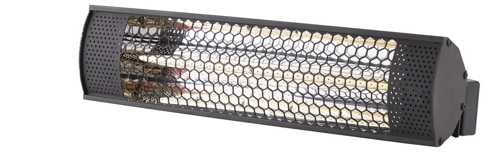Terrassevarmer elektrisk 2000w 57x11x11 cm v:8852042