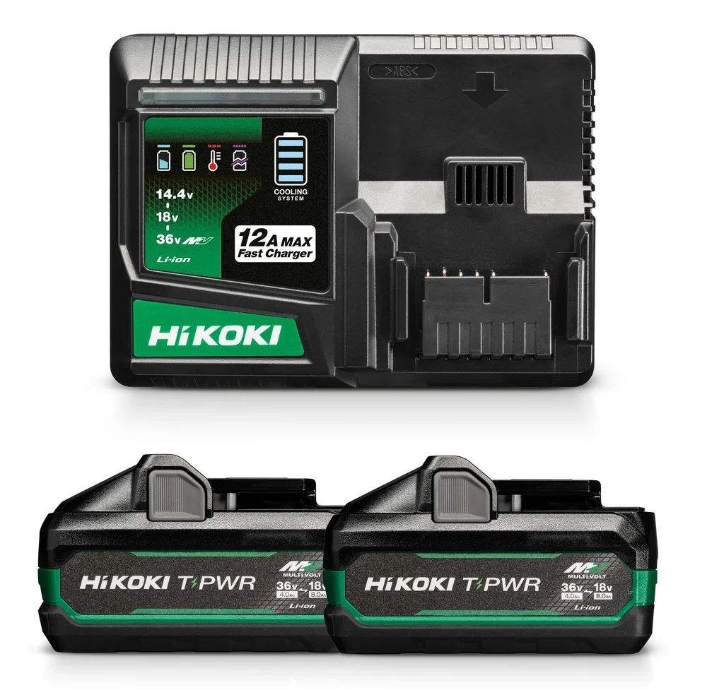 HIKOKI BATTERISETT 2XBSL3640MVT/UC36YSL2 v:9748697