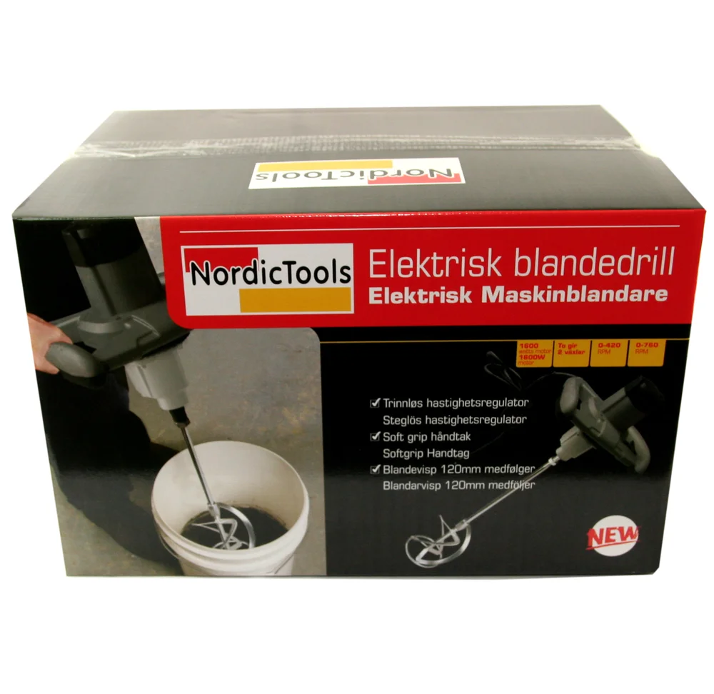 Blandemaskin Blandedrill 1600W G2 med visp v:8377317 Blandemaskin Blandedrill 1600W G2 med visp v:8377317
