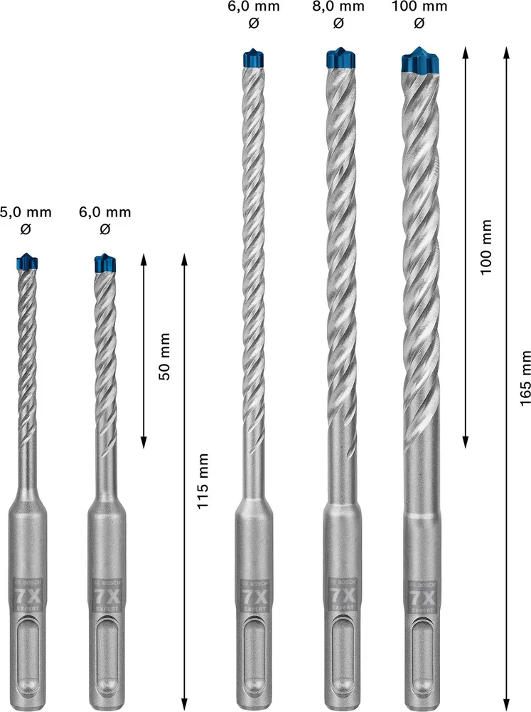 BOSCH HAMMEBORSETT PLUS 7X 5-10MM A5 v:3194037 BOSCH HAMMEBORSETT PLUS 7X 5-10MM A5 v:3194037