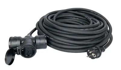 SKJØTELEDNING 3X2,5MM 3-VEIS 20M v:8032429