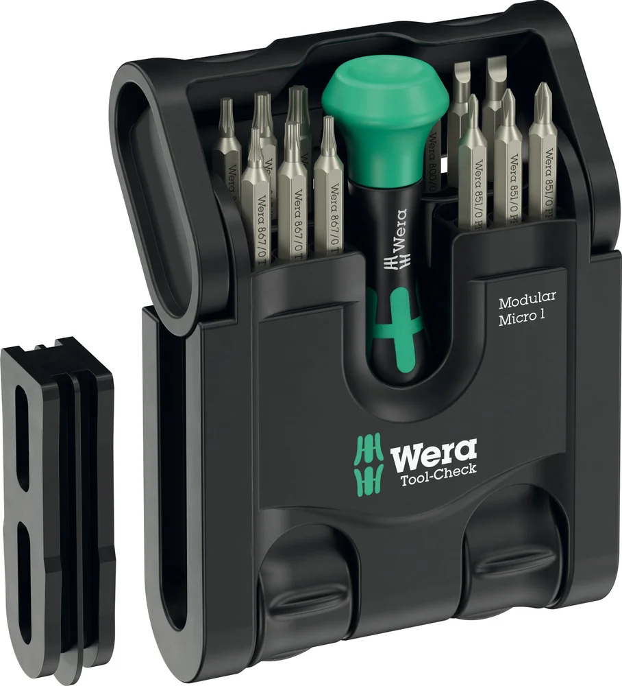 WERA BITSSETT TOOL-CHECK MODULAR MICRO 1, 21 DELER v:6556132