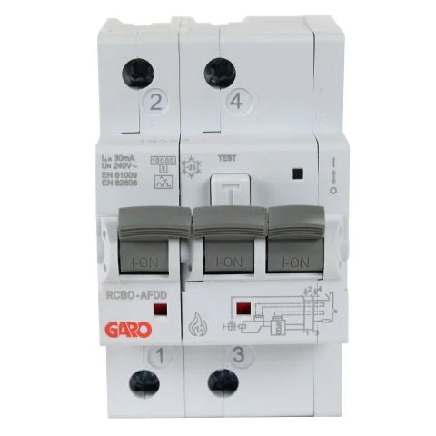 RCBO-AFDD 2P C6A Garo Personvernbryter 4000174